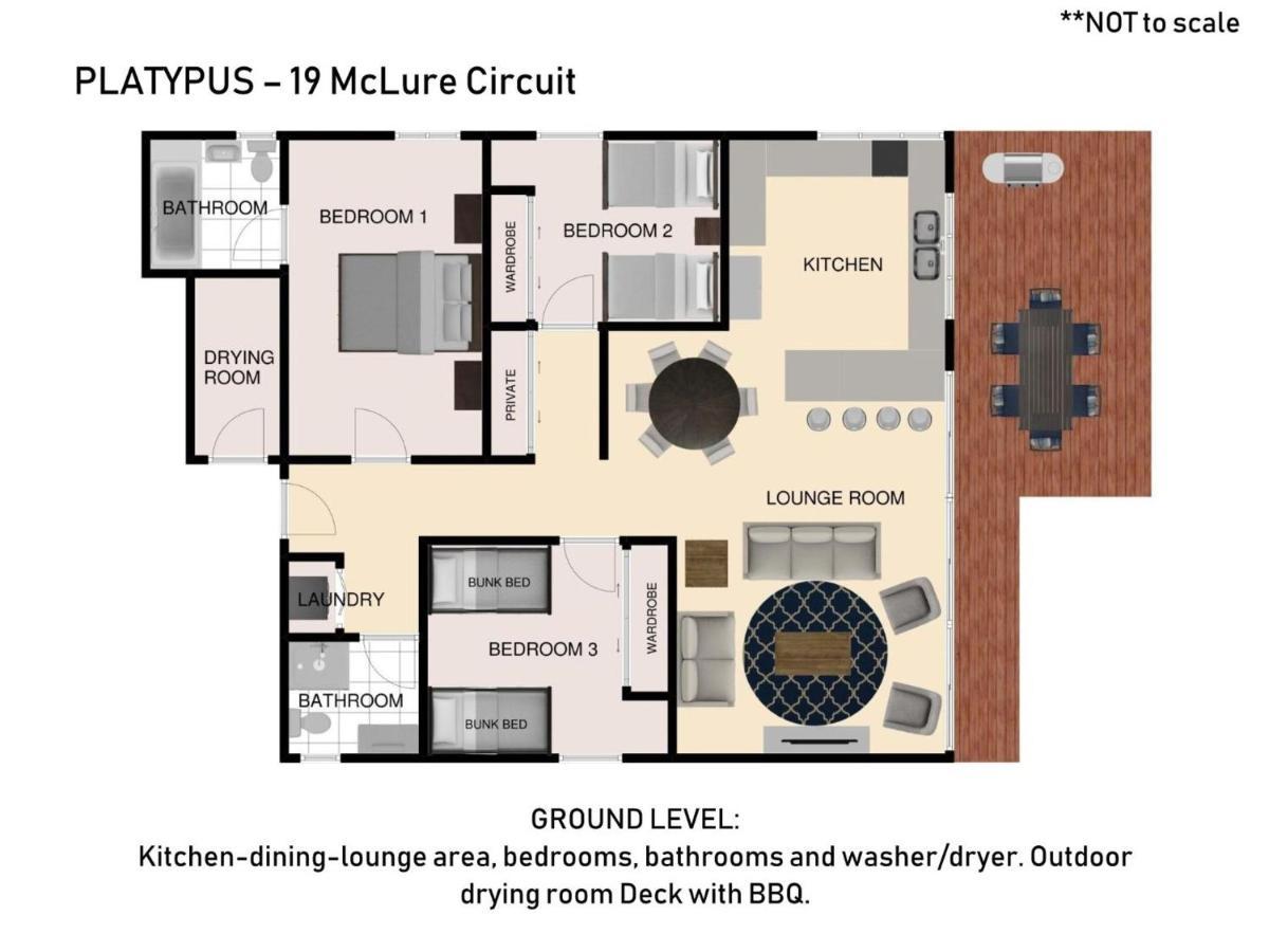 Platypus 19 Mclure Circuit Villa Jindabyne Exteriör bild